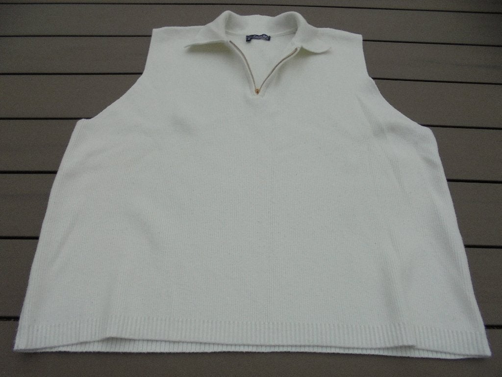 Witte mouwloze trui NORAH, Wit, Maat 46/48 (XL) of groter, Ophalen of Verzenden, Norah
