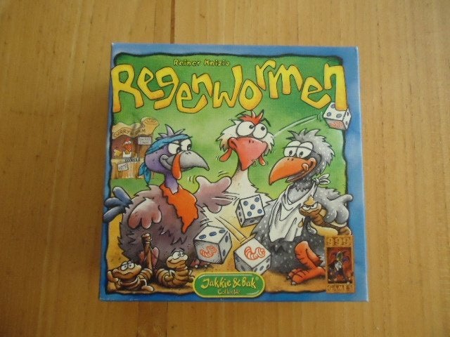 Regenwormen, Hobby en Vrije tijd, Gezelschapsspellen | Bordspellen, Vijf spelers of meer, Ophalen of Verzenden, Zo goed als nieuw