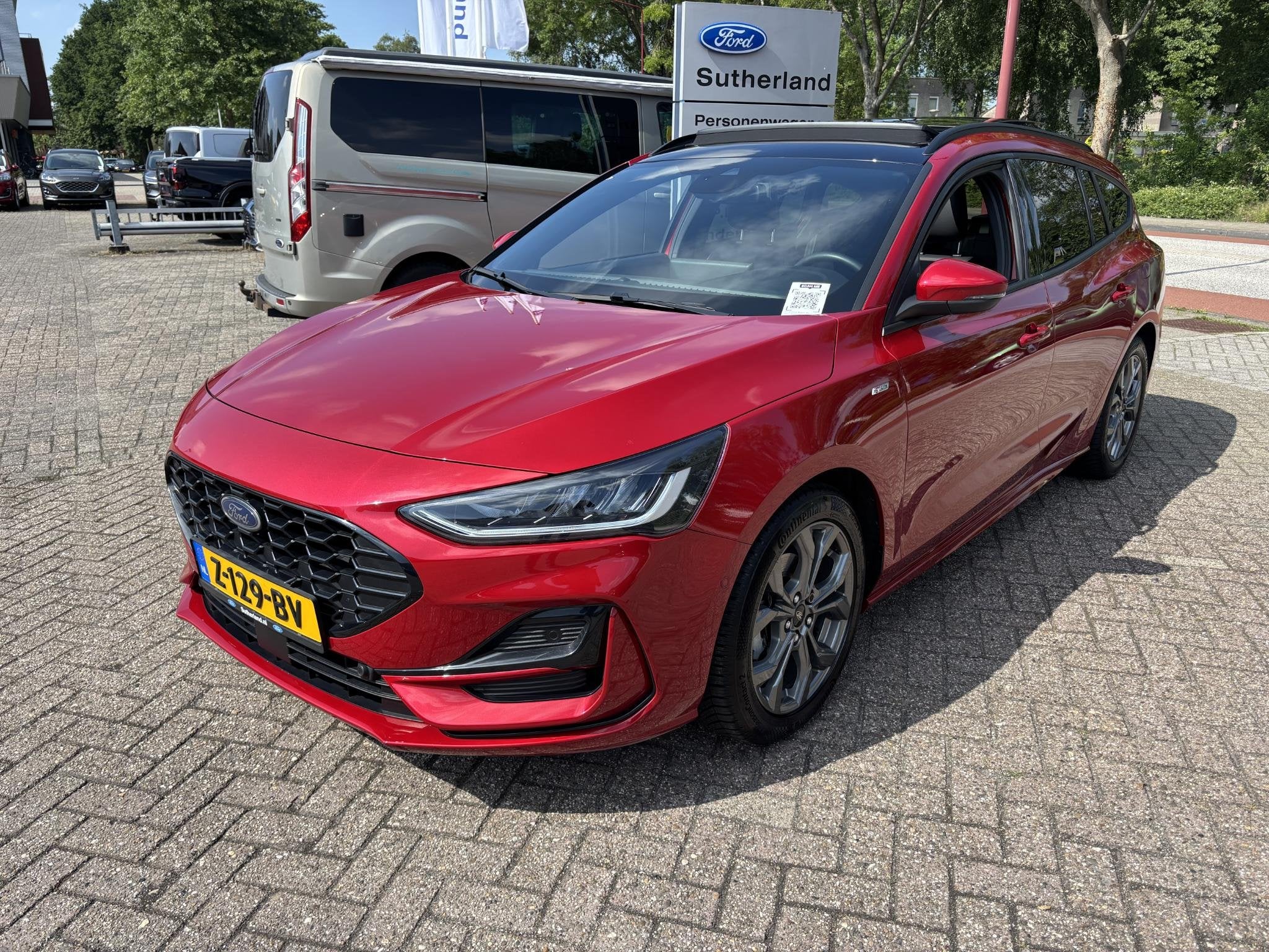 Ford Focus Wagon 1.0 EcoBoost Hybrid ST Line X 155pk | Vol l, Stof, Gebruikt, Euro 6, 155 pk