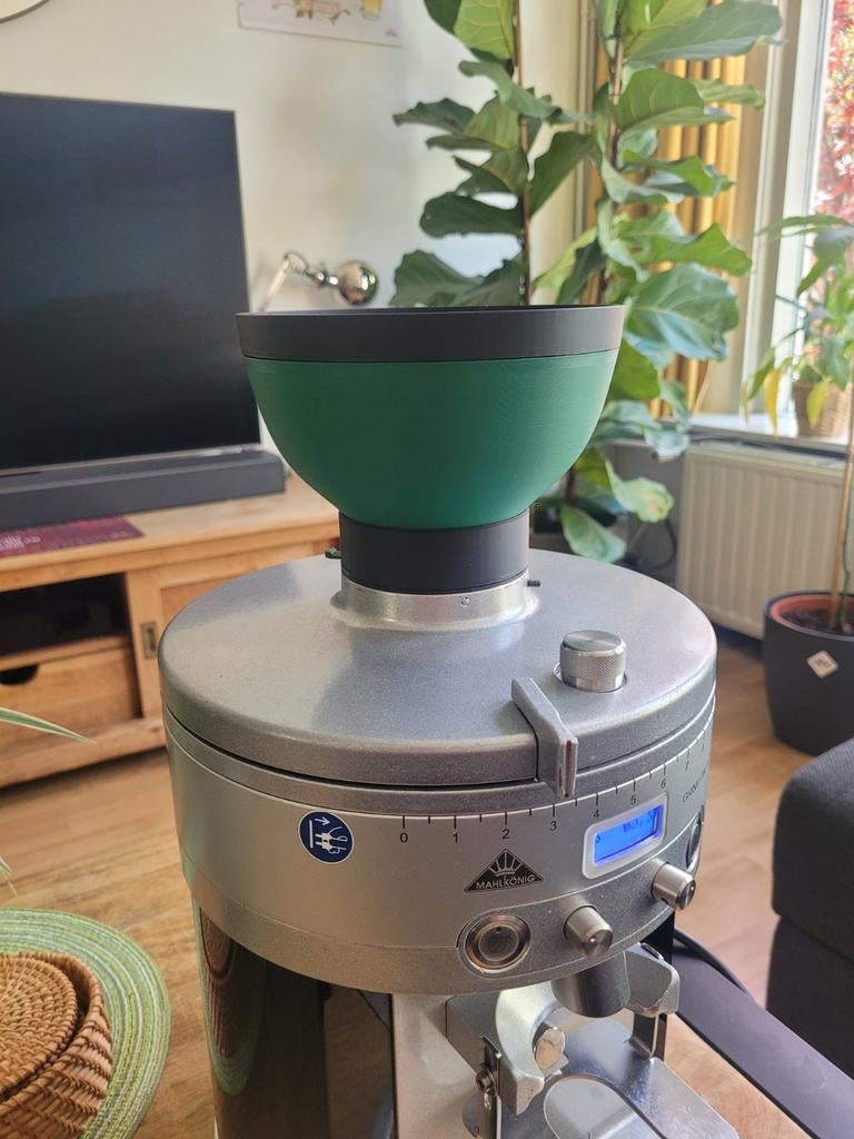 Mahlkonig k30 hopper 250 gram donker groen, Verzenden