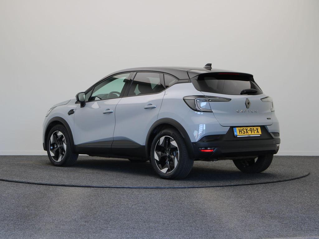 Renault Captur 1.6 E-Tech full hybrid 145 techno | Achteruit, Auto's, Renault, 1345 kg, Gebruikt, Leder en Stof, Origineel Nederlands
