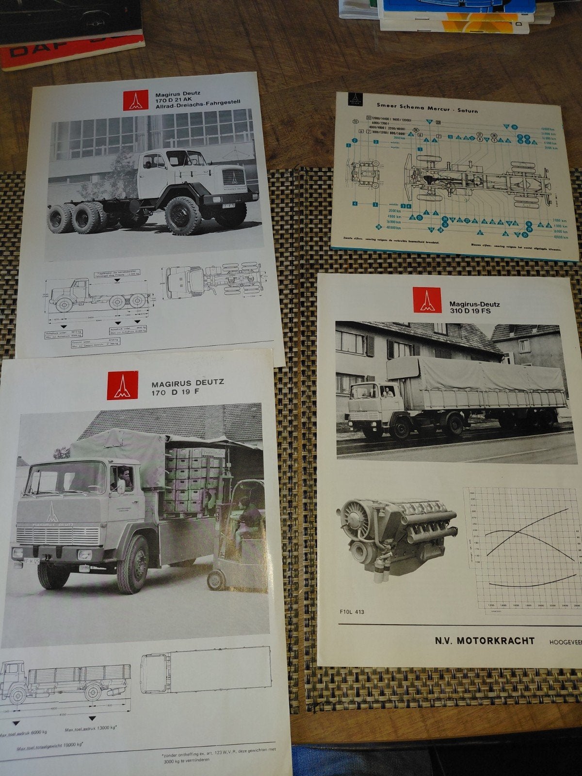 Magirus Deutz documentatie jaren 60 70, Ophalen of Verzenden