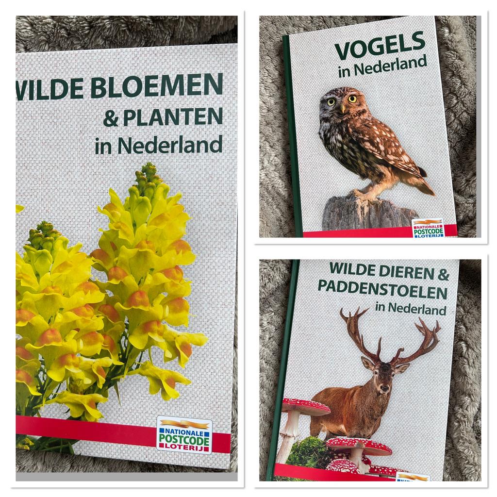 Postcode loterij natuurboeken 3 stuks NIEUW, Ophalen of Verzenden, Nieuw