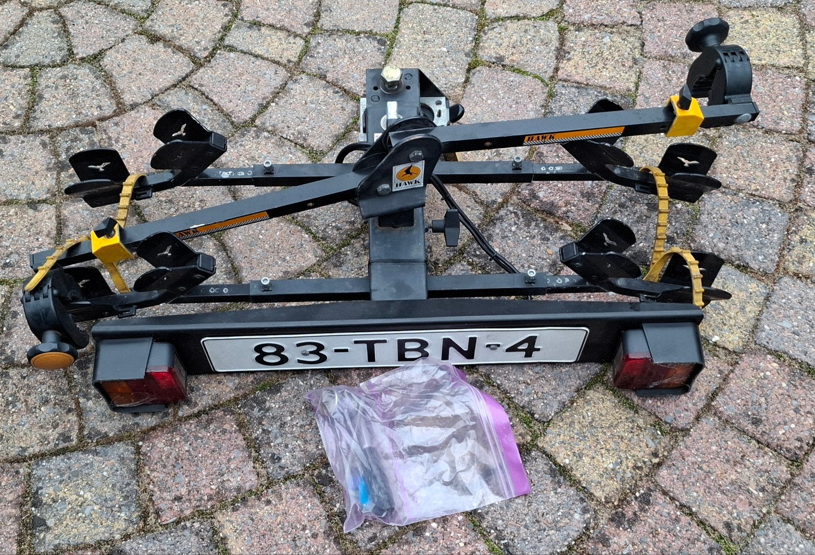 Fietsendrager voor 2 fietsen, NIET VOOR ELECTRISCHE FIETSEN., Ophalen, 2 fietsen, Gebruikt, Trekhaakdrager