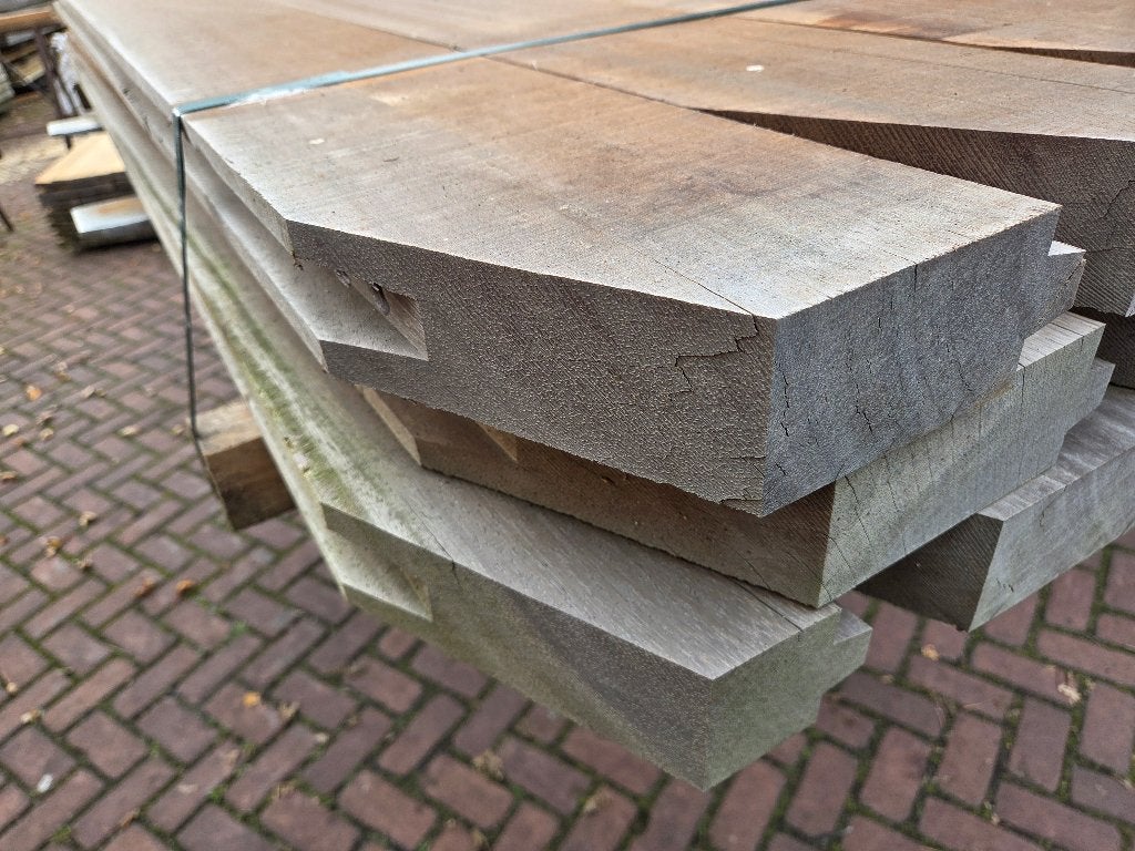 7.27 m2 hardhout Damwand Azobé hout - nr: DW6, Ophalen, 250 cm of meer, Planken, Hardhout