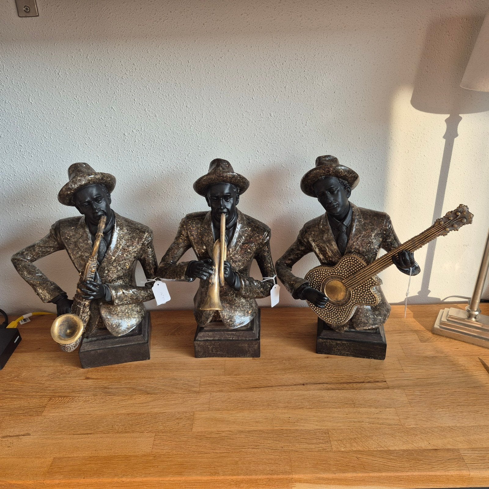 Set van 3 Jazz Muzikanten Beelden - Decoratieve Kunst, Antiek en Kunst, Ophalen