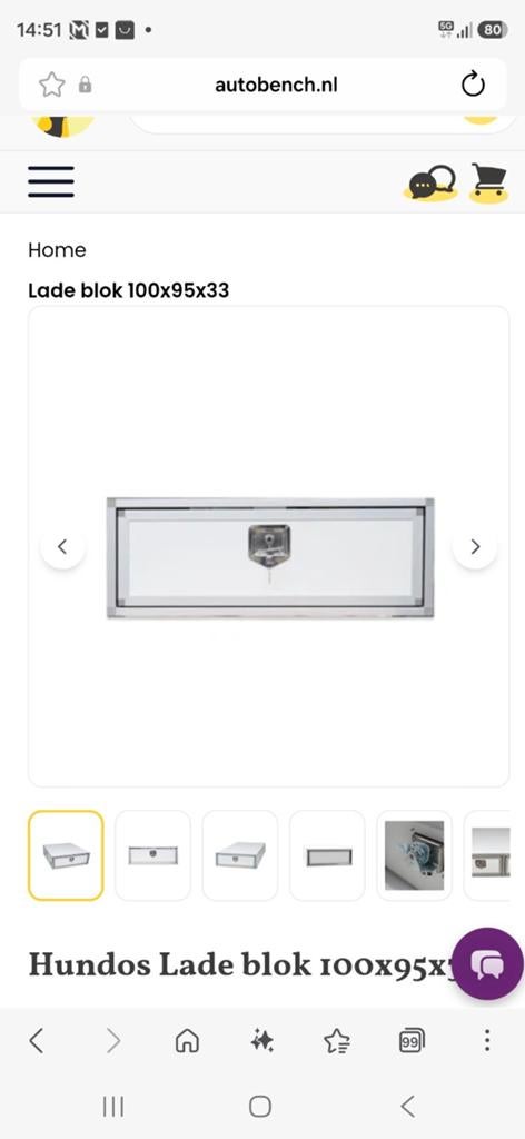 Hundos Lade blok 100x95x33 - Universeleeg-, Auto-onderdelen, Ophalen of Verzenden, Nieuw, Universele onderdelen