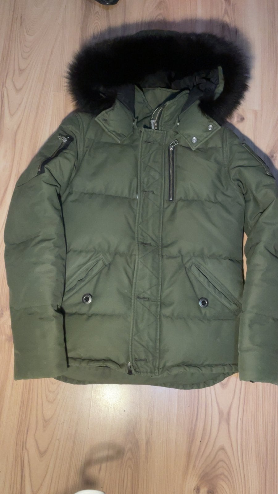 Moose Knuckles 3Q Jas Maat S - Groen, Ophalen of Verzenden, Gedragen, Groen