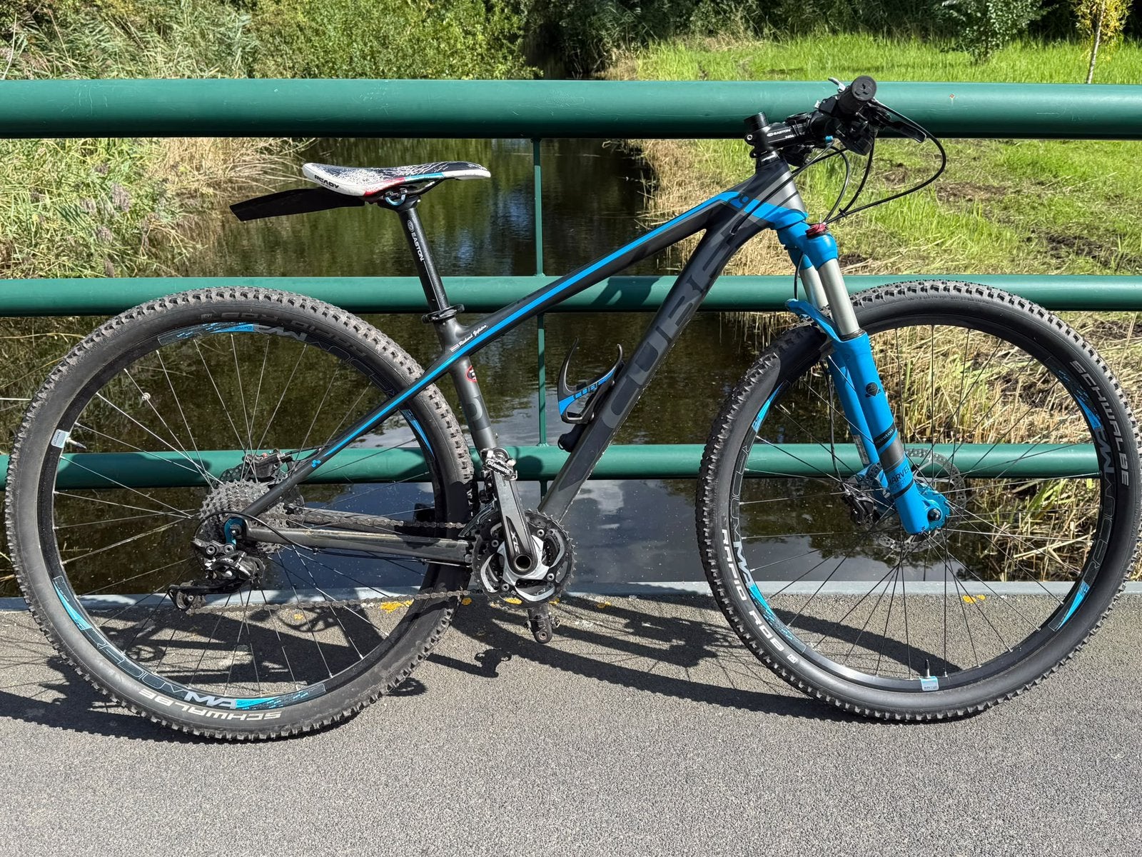 Cube Reaction Pro Carbon mountainbike 29”, Fietsen en Brommers, Hardtail, 49 tot 53 cm, Zo goed als nieuw, Trommelrem