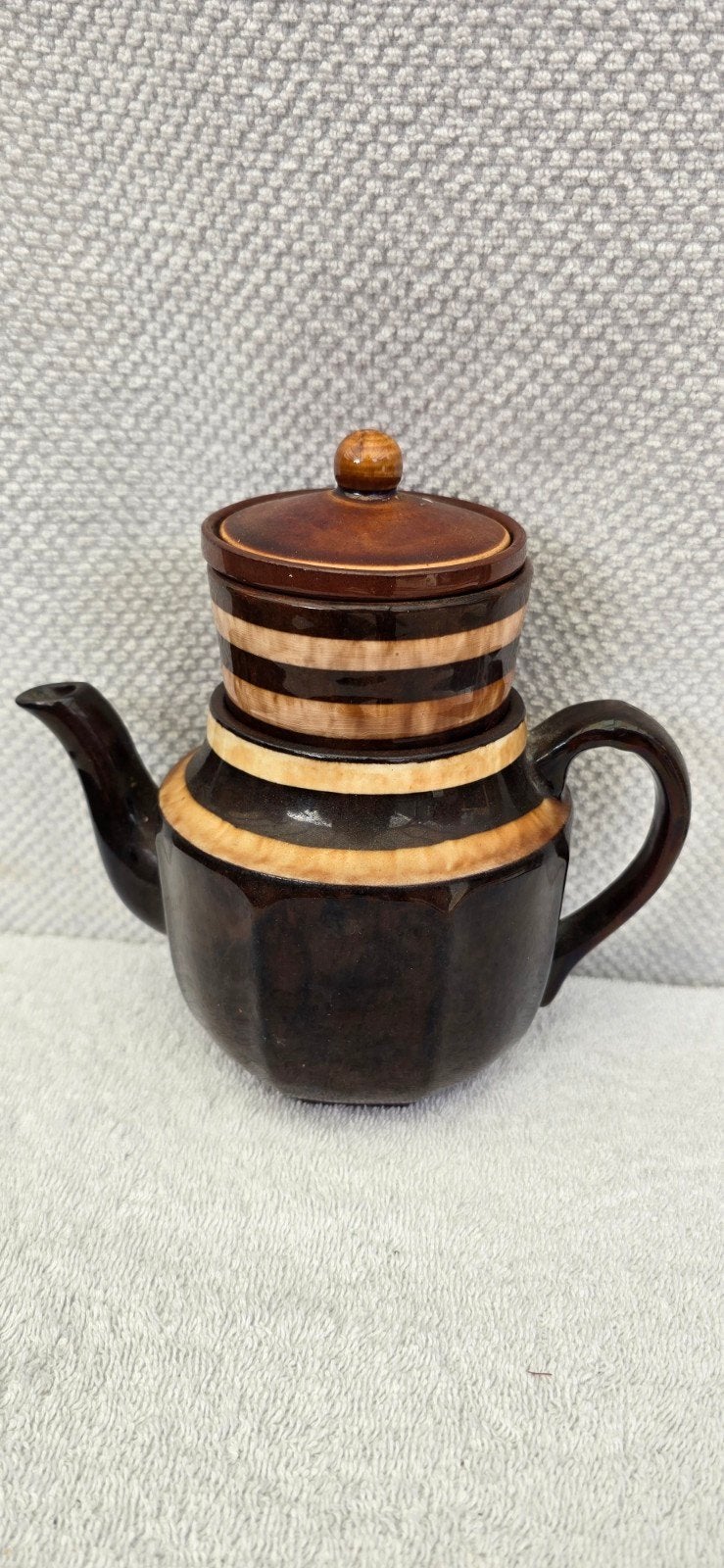 Vintage Made in England theepot met theezeef, Ophalen of Verzenden