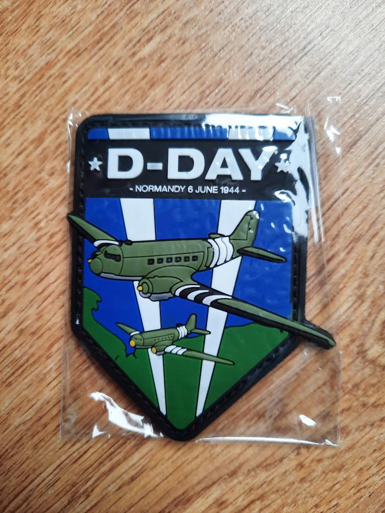 D-Day patches, Verzamelen, Militaria | Tweede Wereldoorlog, Ophalen of Verzenden, Overige soorten, Overige gebieden, Embleem of Badge