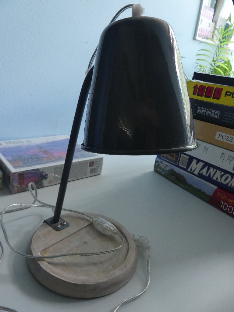 Lamp / Tafellamp / Oslo / Leenbakker / ZGAN, Ophalen of Verzenden, Zo goed als nieuw, E27 (groot), Modern