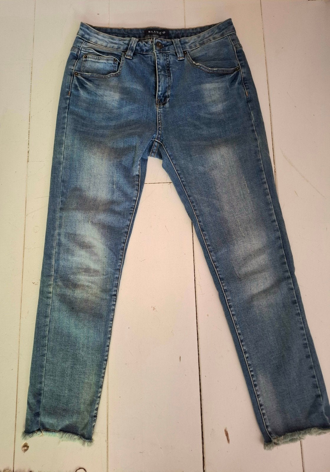 Bianco jeans boyfriend model mt 36, Bianco, Blauw, Ophalen of Verzenden, Zo goed als nieuw