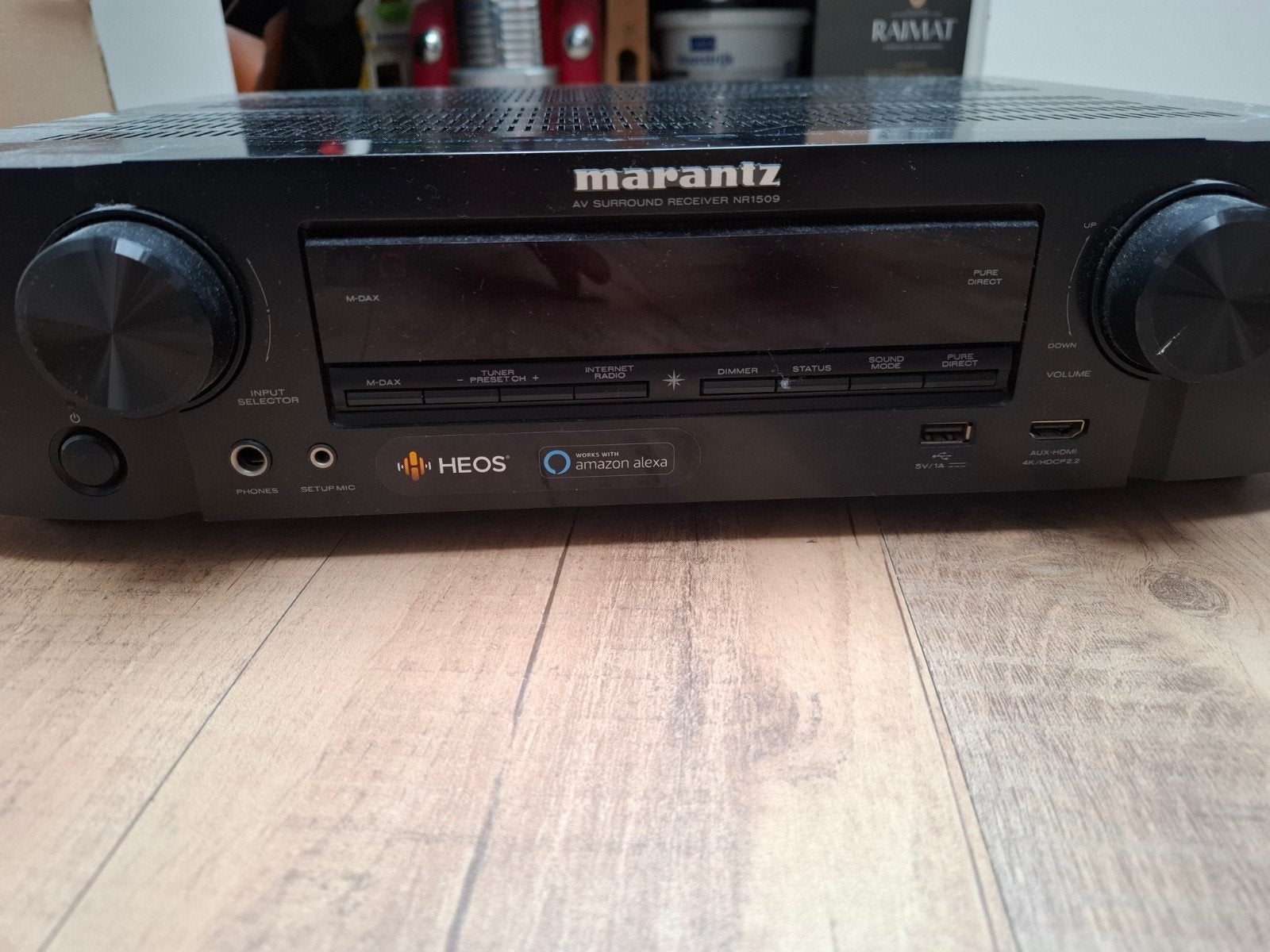 Marantz NR1509 AV Receiver - Inclusief netsnoer, Audio, Tv en Foto, Gebruikt, 60 tot 120 watt, Ophalen, Marantz