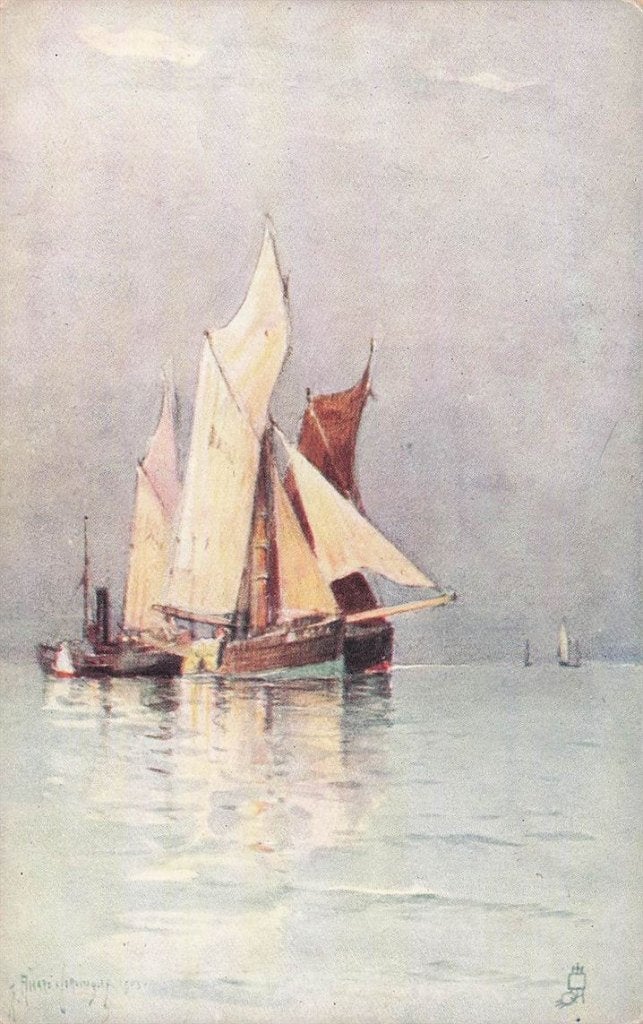 703-291-033 Boot, Verzenden, Voor 1920, Voertuig