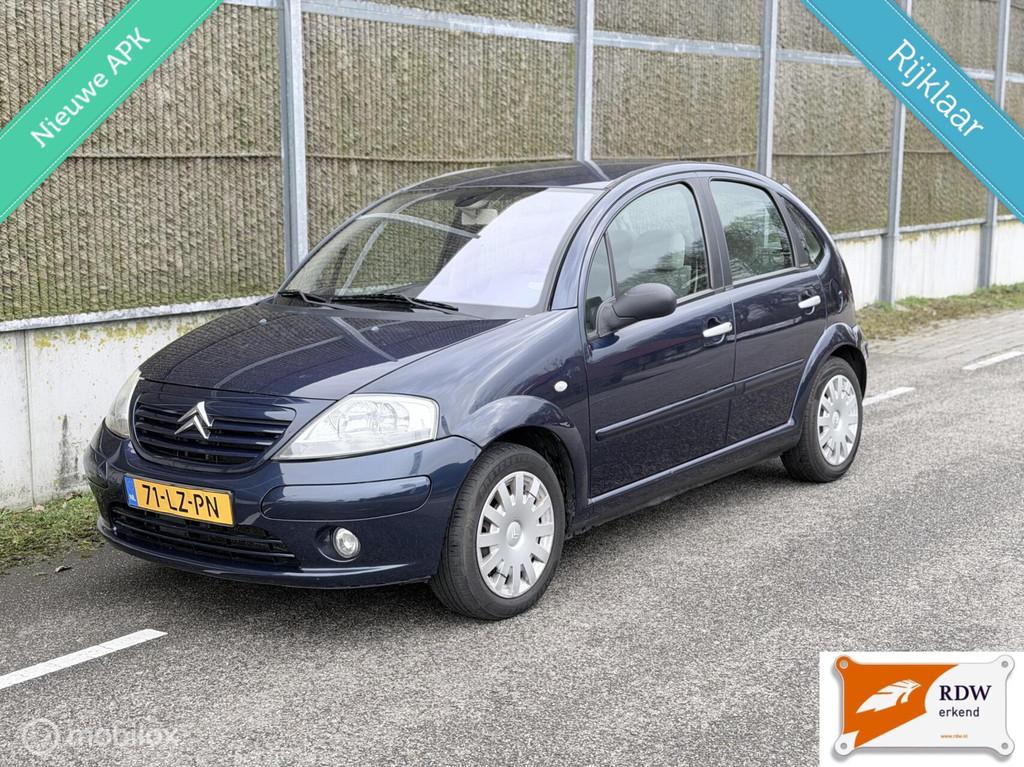 Citroen C3 1.4i Ligne Ambiance NAP/AIRCO/NWE APK/DB RIEM VER, Voorwielaandrijving, Startonderbreker, Blauw, Origineel Nederlands