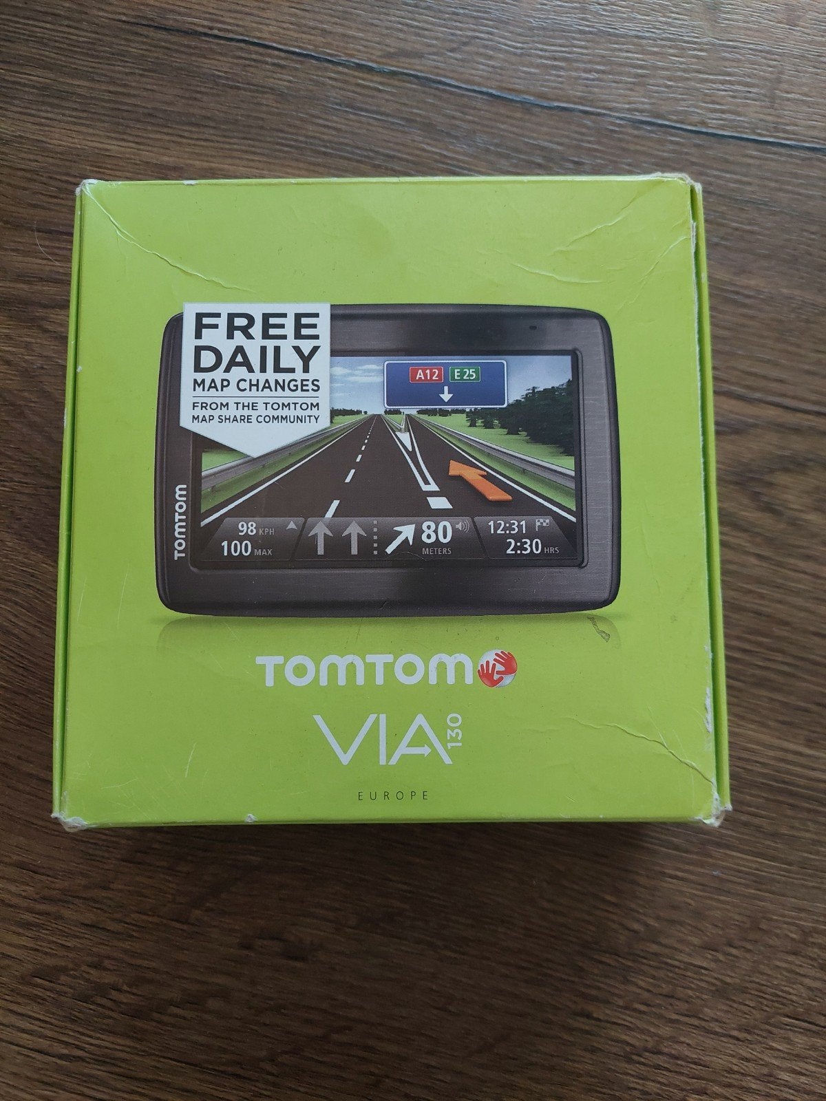 TomTom VIA 130 Europa Navigatiesysteem, Ophalen of Verzenden, Gebruikt