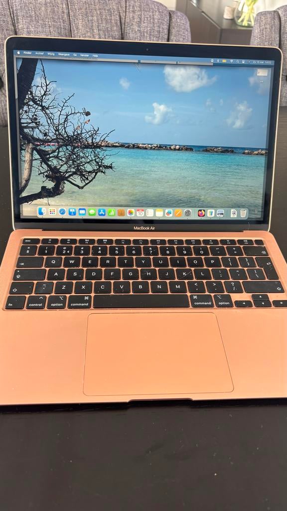 MacBook Air - Rose Gold  8 GB - Zo goed als nieuw, Qwerty, 13 inch, Ophalen of Verzenden, Zo goed als nieuw