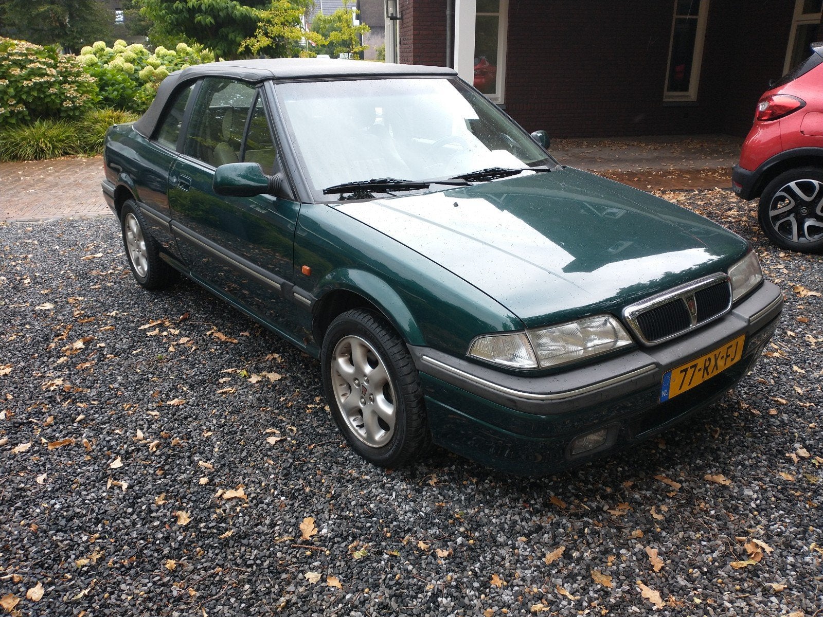 Rover 200-Serie 1.6 216 Cabrio 16V 1995 lage km stand Groen, Voorwielaandrijving, 1112 kg, Beige, 4 cilinders