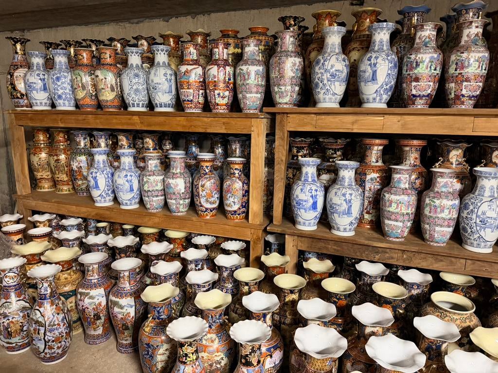 Chinese vazen en potten, Overige kleuren, 50 tot 75 cm, Aardewerk of Porselein, Nieuw