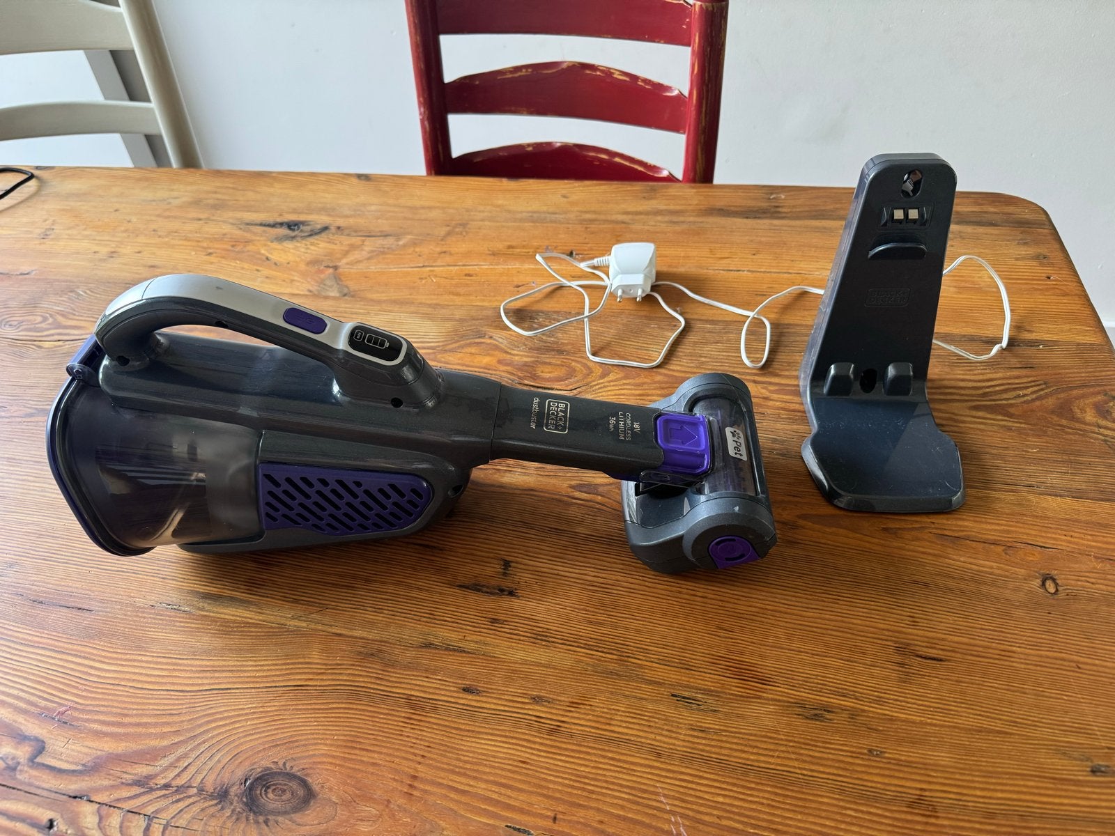 Black & Decker BHHV520BFP Kruimeldief, Witgoed en Apparatuur, Stofzuigers, Ophalen, Overige merken, Gebruikt, Kruimeldief
