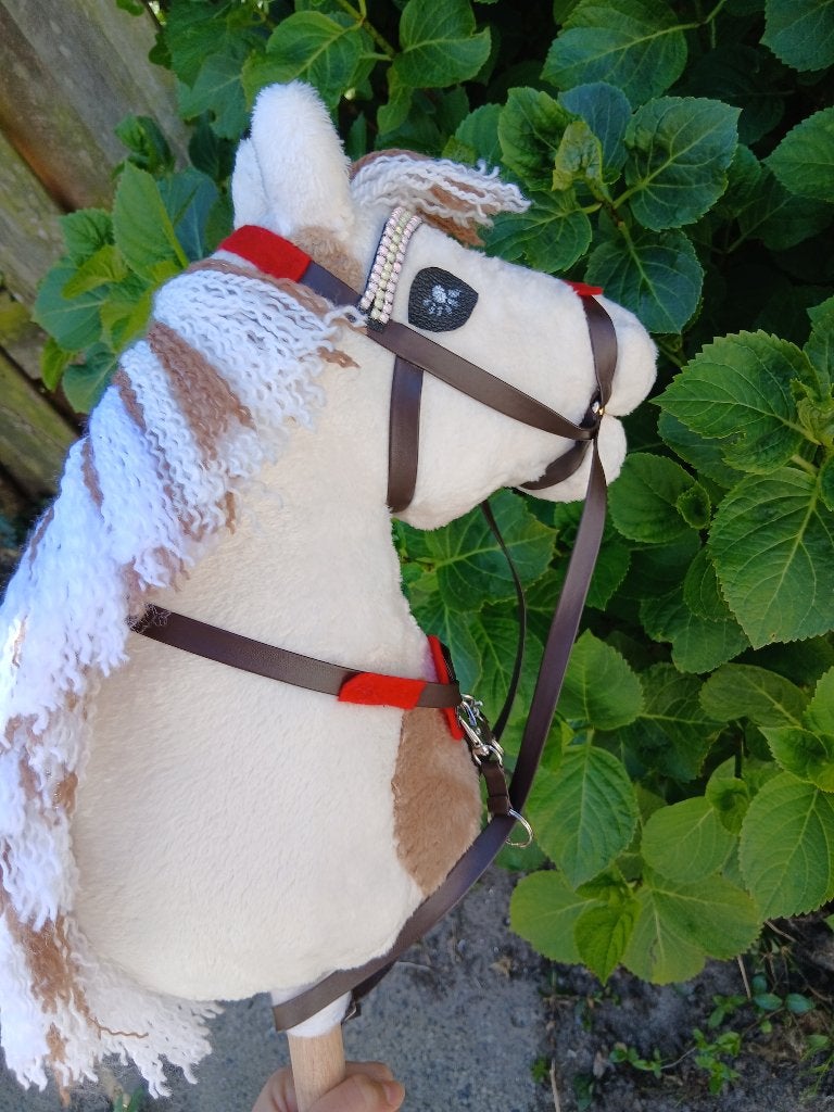 Hobbyhorse met hoofdstel en borsttuig, Ophalen of Verzenden, Nieuw