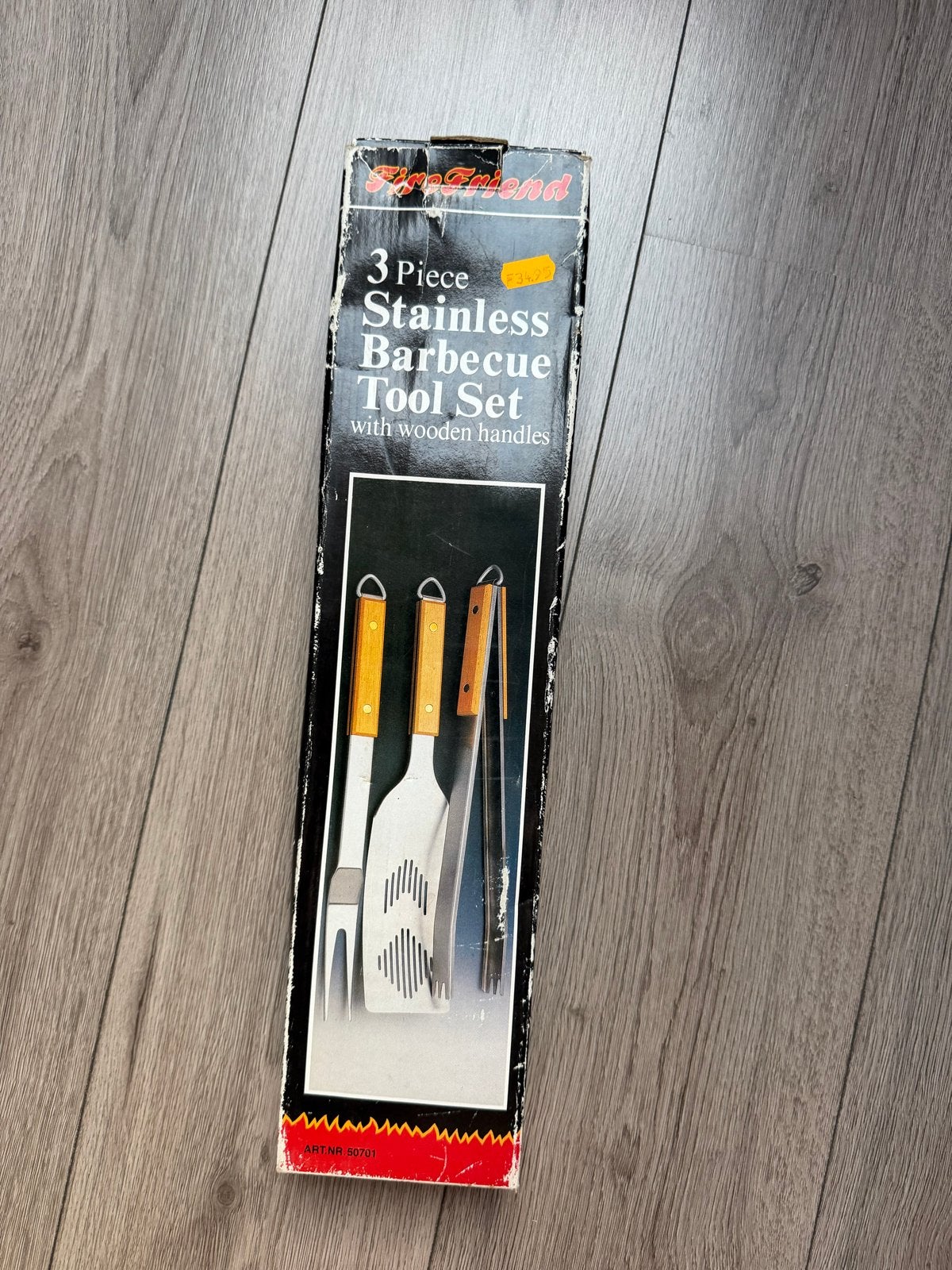 Barbecue Tool Set RVS met Houten Handvaten - Nieuw, Ophalen of Verzenden, Nieuw