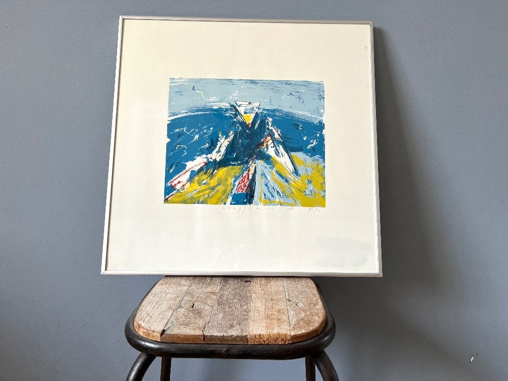Zeefdruk Piet Warffemius 1984, Ophalen