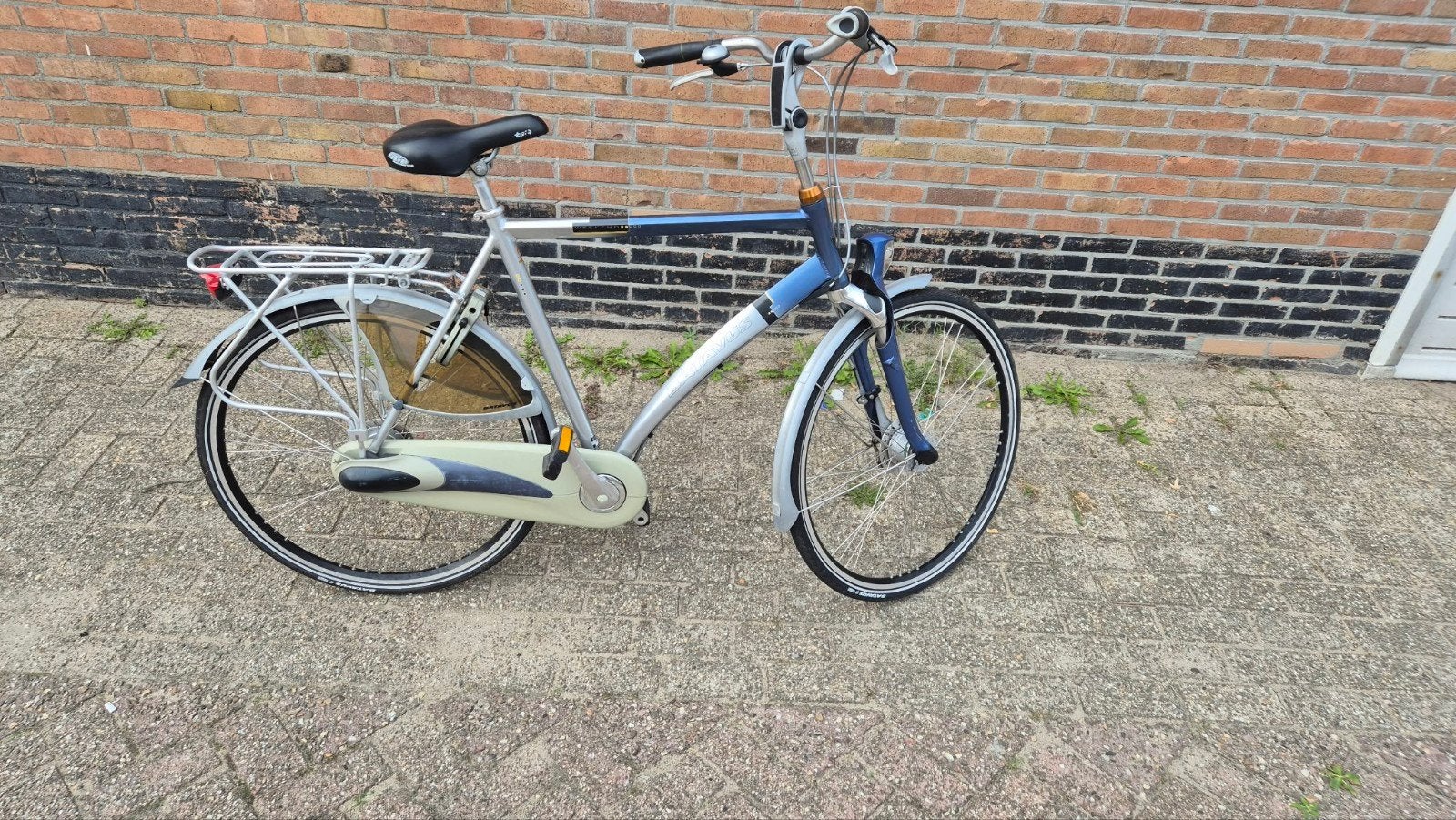 Batavus Herenfiets 61cm Framehoogte, Ophalen, Gebruikt, Velgrem, Versnellingen