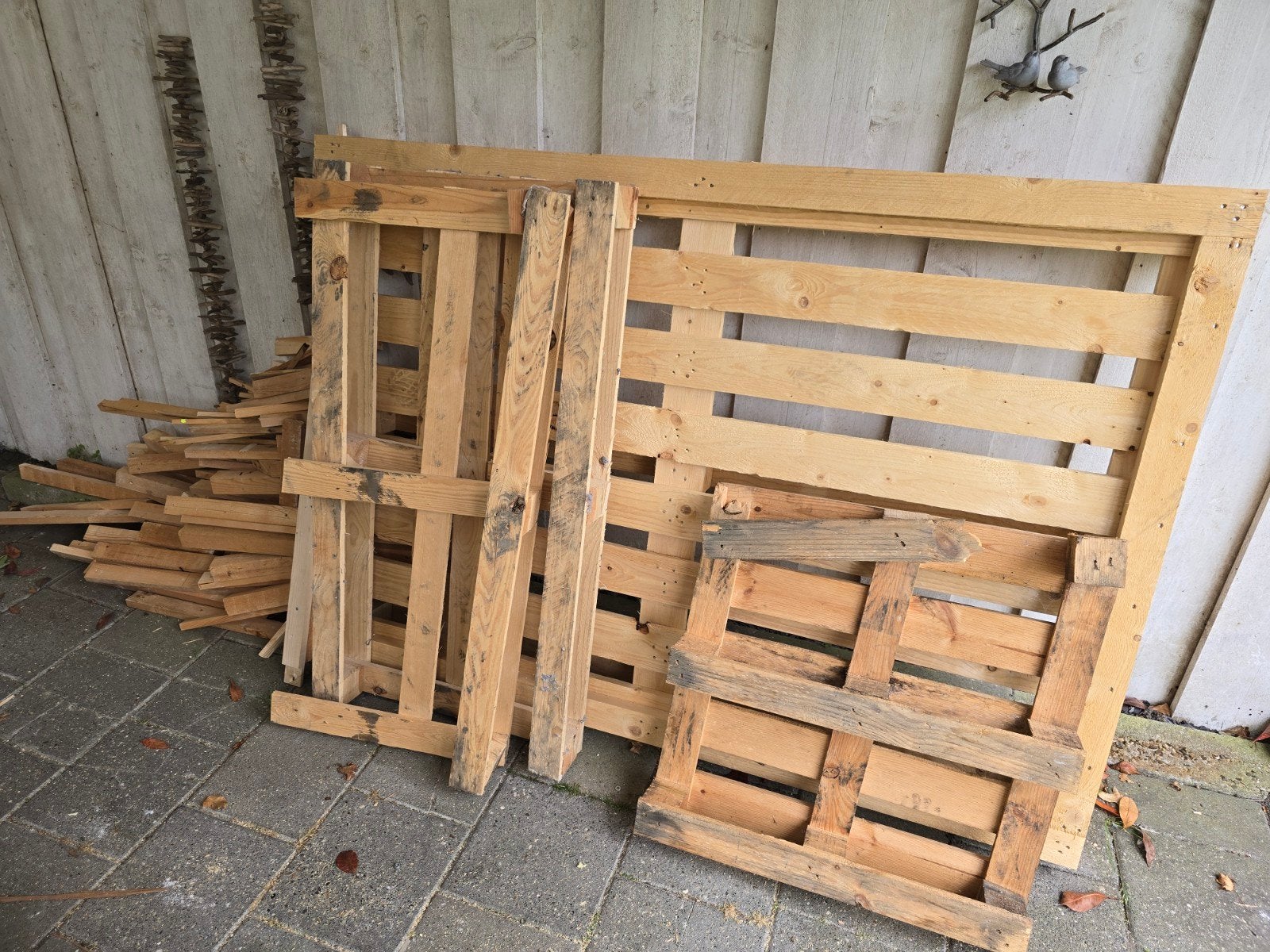 brandhout, Doe-het-zelf en Verbouw, Hout en Planken, Ophalen, Overige houtsoorten, Minder dan 200 cm, Pallet