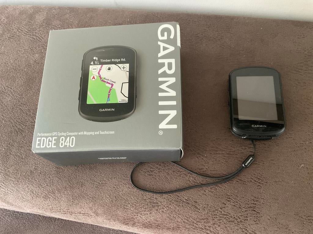 Garmin Edge 840 GPS Fietscomputer met Touchscreen VERKOCHT, Ophalen of Verzenden, GPS, Zo goed als nieuw