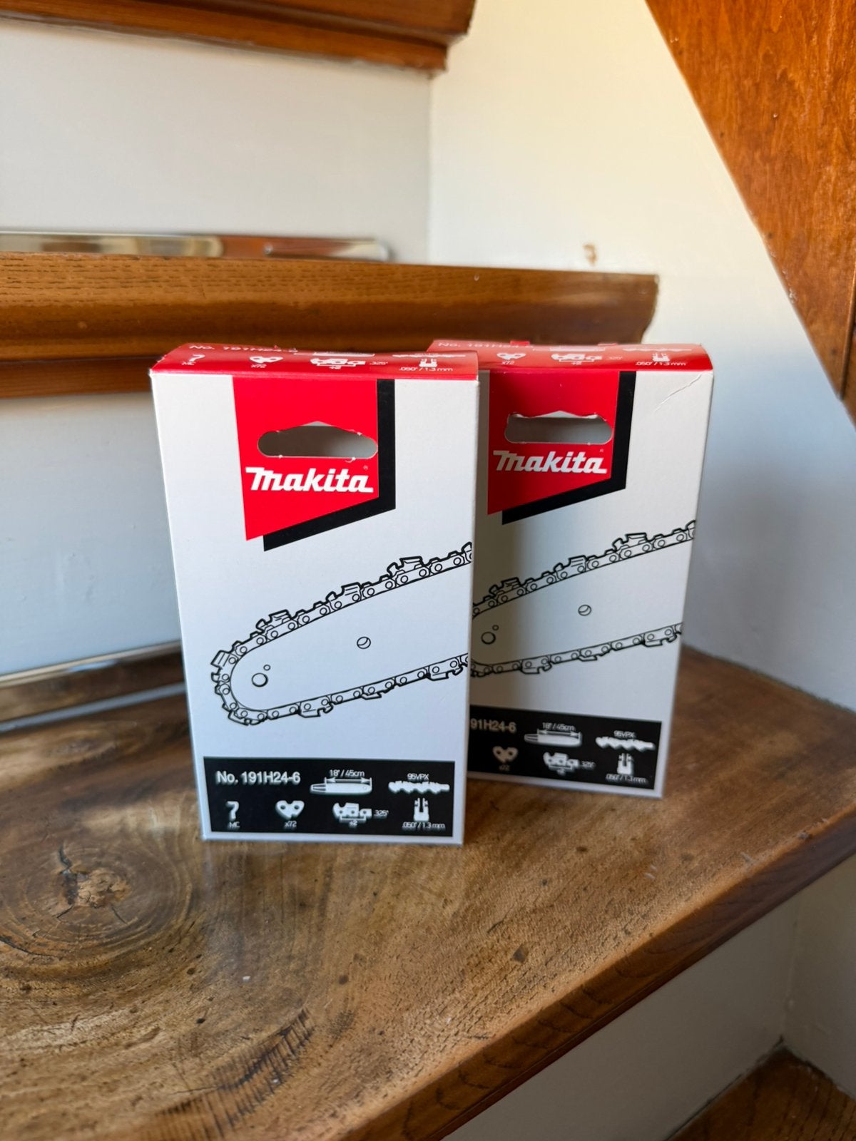 2x Makita Zaagketting 45cm / 18" (191H24-6), Ophalen of Verzenden, Zo goed als nieuw