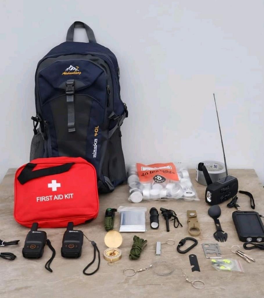 Noodpakket - Emergency kit-  Survival kit - Wees voorbereid, Ophalen of Verzenden, Nieuw, Overige merken