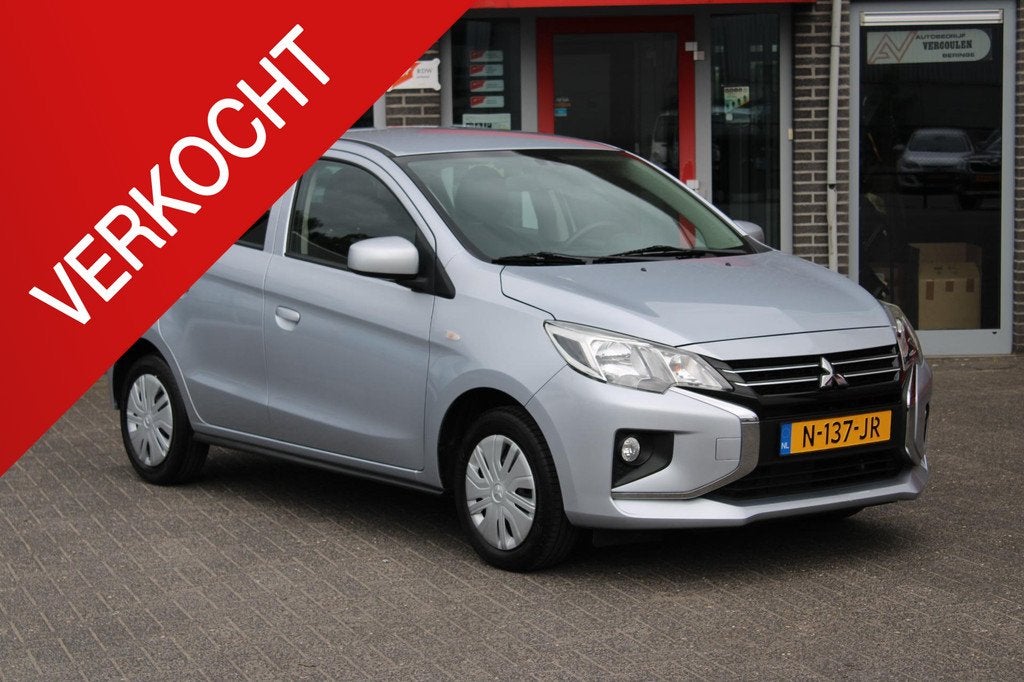 Mitsubishi Space Star 1.2 Cool+ AppleAndroid/Airco Incl Gara, Voorwielaandrijving, Stof, Gebruikt, 850 kg