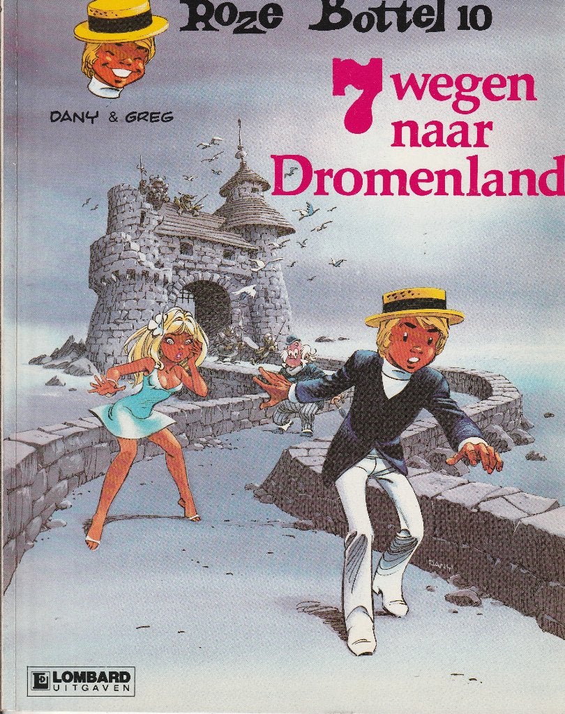 Roze Bottel 4 stuks, Boeken, Meerdere stripboeken, Ophalen of Verzenden, Zo goed als nieuw