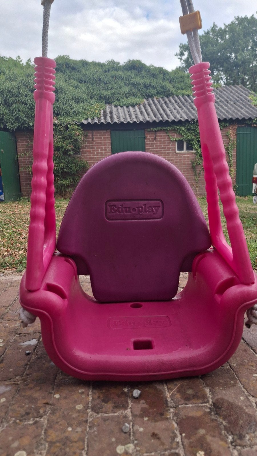 Roze Edu-play babyschommel, Ophalen, Gebruikt, Schommel