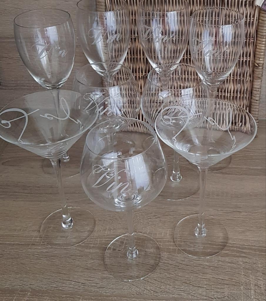 Riviera maison wijn en champagne glasservies, Huis en Inrichting, Ophalen, Zo goed als nieuw, Glas, Overige stijlen