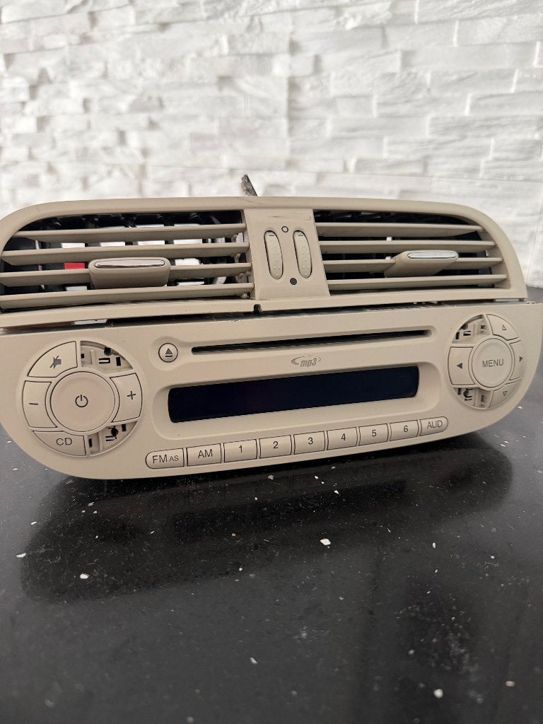 Fiat 500 312 2009 radio, Ophalen, Gebruikt, Fiat