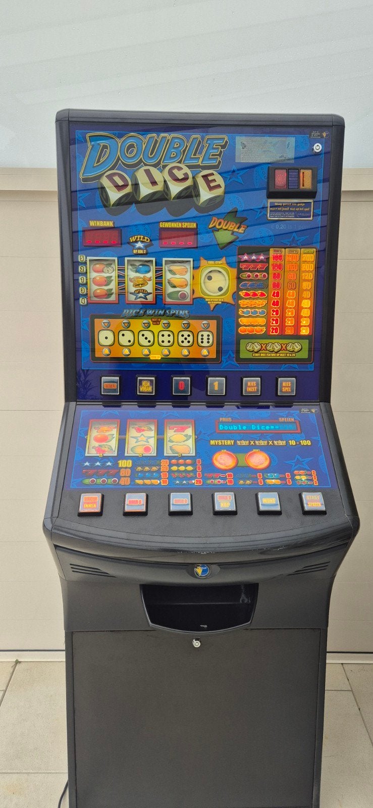 Errel v12 Double Dice Gokkast, Verzamelen, Euro, Ophalen, Gebruikt, Met sleutels