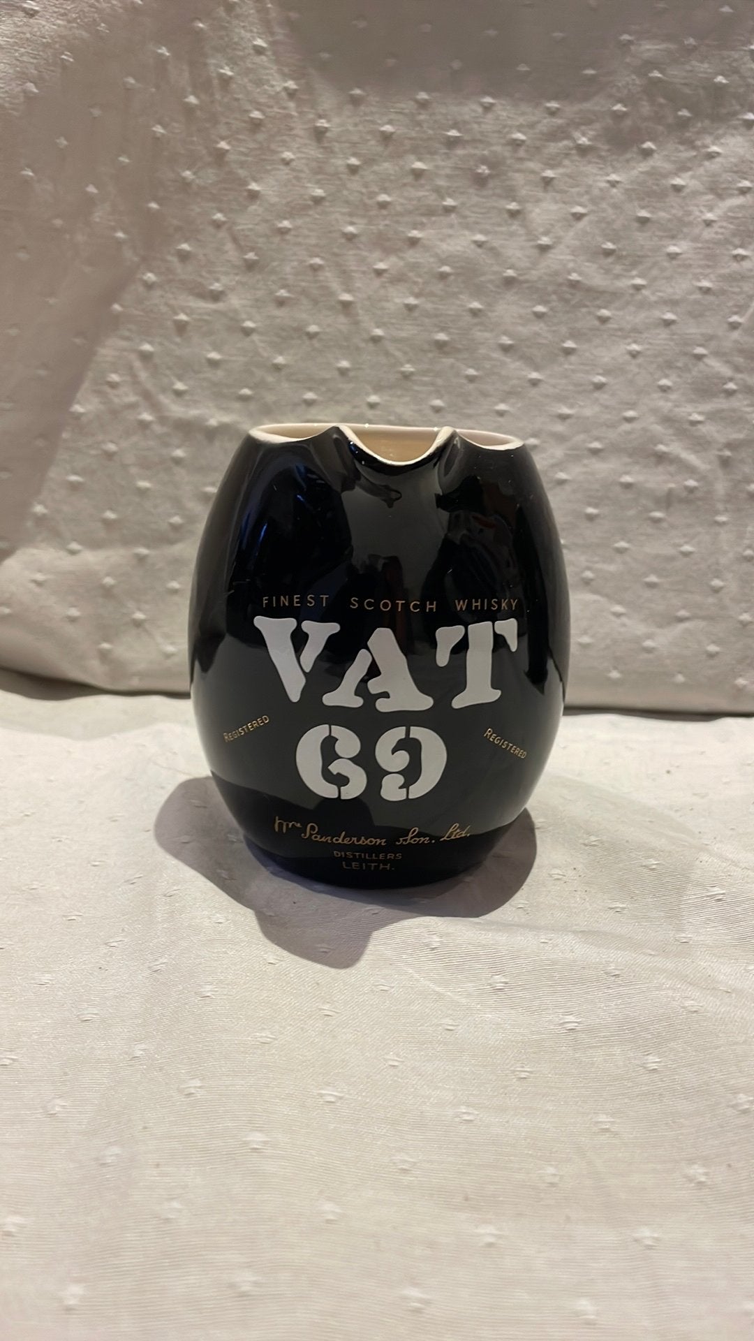 Vat 69 wisky kan, Verzamelen, Ophalen of Verzenden, Zo goed als nieuw, Reclamebord
