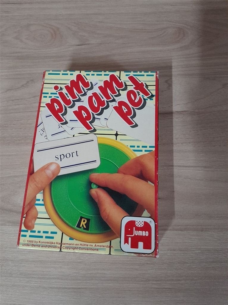 Pim pam pet - s1427, Hobby en Vrije tijd, Gezelschapsspellen | Bordspellen, Verzenden, Zo goed als nieuw