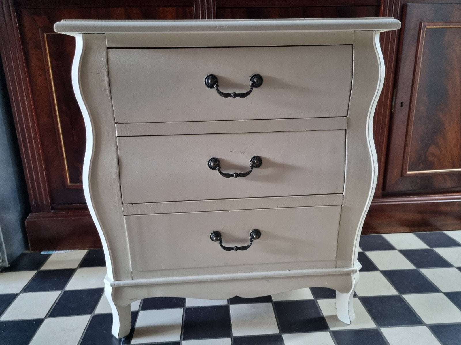 Brocant landelijk ladekastje, Antiek en Kunst, Curiosa en Brocante, Ophalen