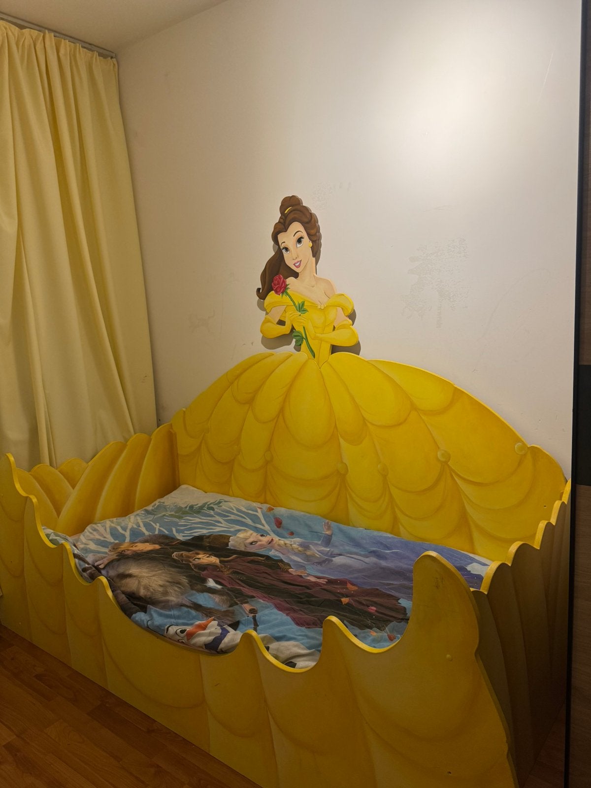 Bed met matras – 90  195 cm, Kinderen en Baby's, Ophalen, 85 tot 100 cm, Gebruikt, Matras