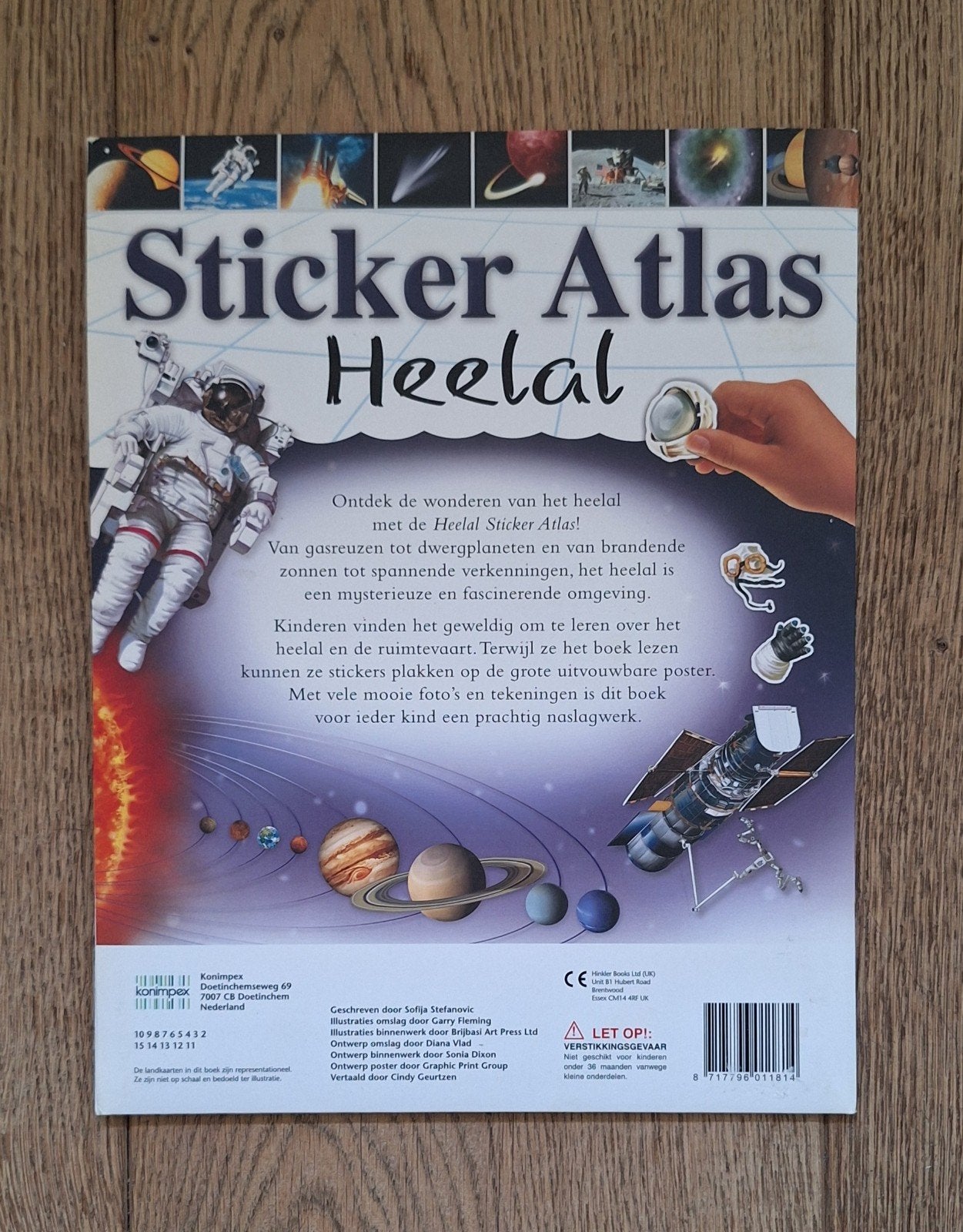 Sticker Atlas boekje. Ontdek het zonnestelsel, Ophalen of Verzenden, Zo goed als nieuw, Sofia Stefanoni, Non-fictie