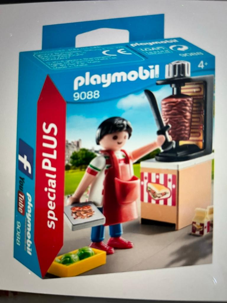 Playmobil Special Plus 9088 Döner Kebab Verkoper, Ophalen of Verzenden, Zo goed als nieuw, Complete set