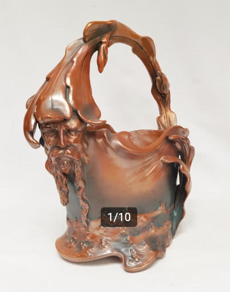 Art Nouveau Kruik - Bernard Bloch., Ophalen of Verzenden