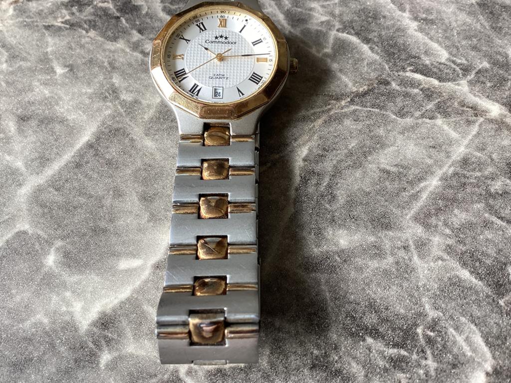 Commodore horloge., Staal, Polshorloge, 1960 of later, Ophalen