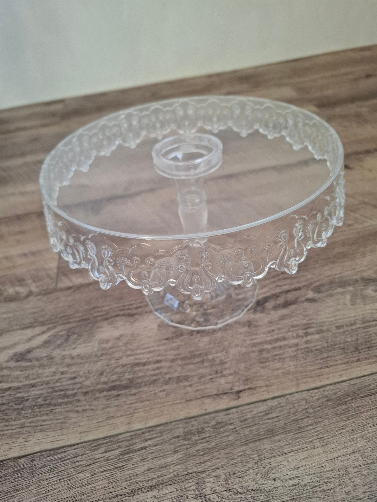 Kunststof Taartplateau - Hoogte 15 cm, Doorsnee 22 cm, Ophalen, Kunststof, Overige merken, Vintage
