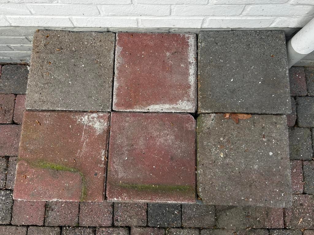 Stoeptegels GRATIS, Tuin en Terras, Tegels en Klinkers, Ophalen, Zo goed als nieuw, Beton, Overige typen