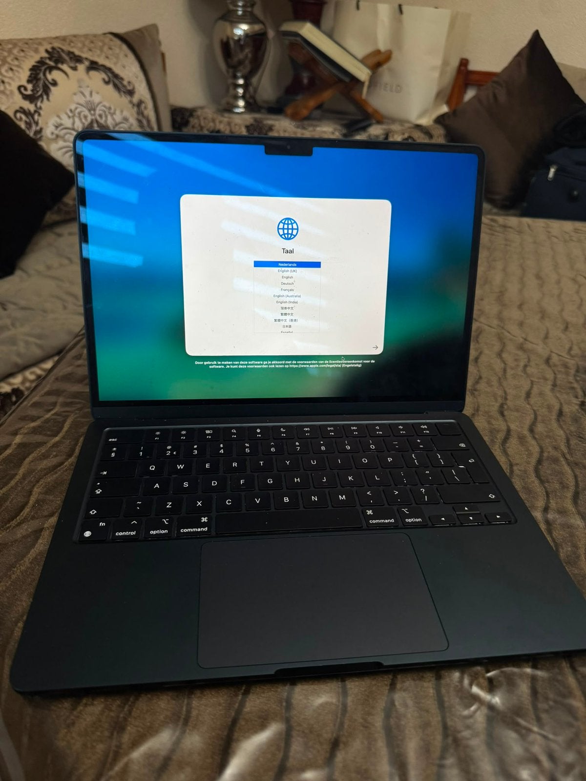 Macbook Air Apple M2 - blauw, Ophalen, 256 GB, 8 GB, 13 inch